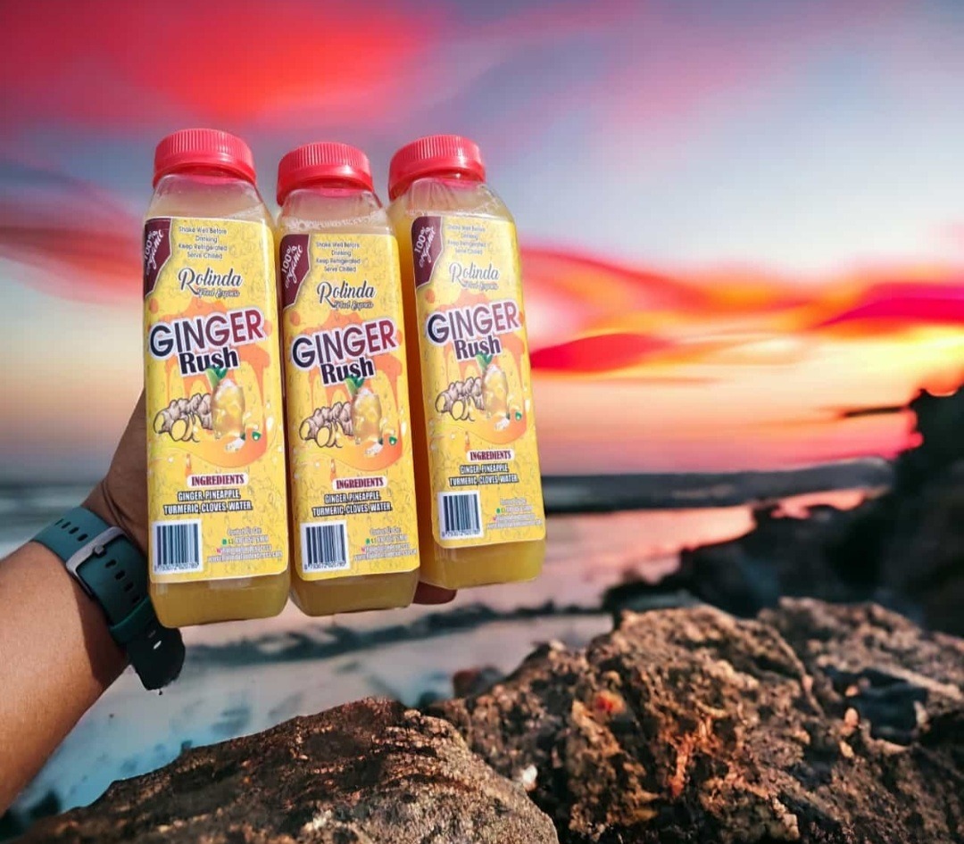All natural ingredients Ginger Rush Drink from premium grade ginger, this drink gives a refreshing and invigorating feeling when consumed.