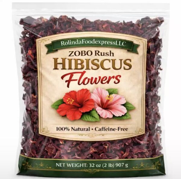 Premium Dried Hibiscus Flowers (Zobo Leaves)